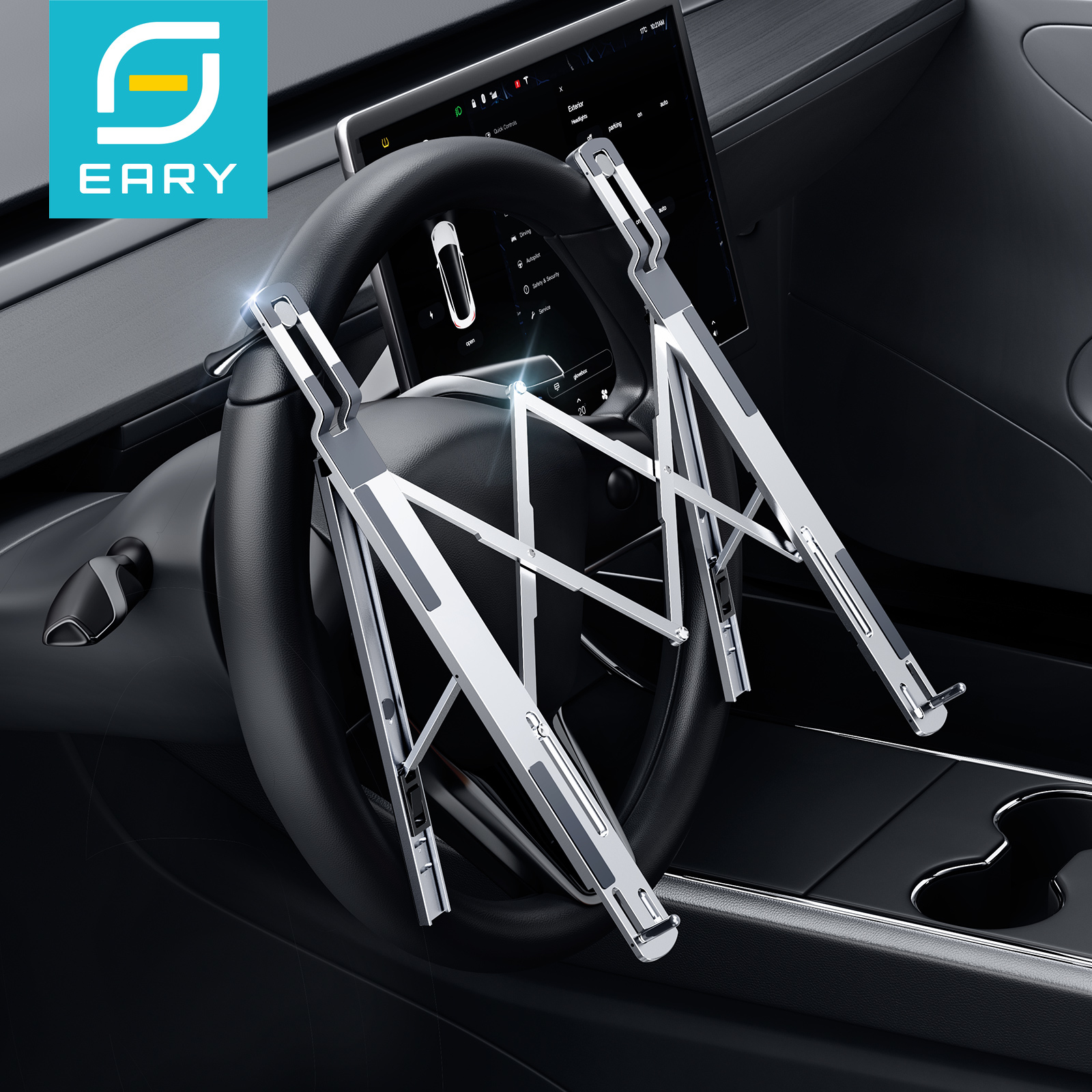 Laptop Accessories Essential - Eary Car Steering Wheel Laptop Stand