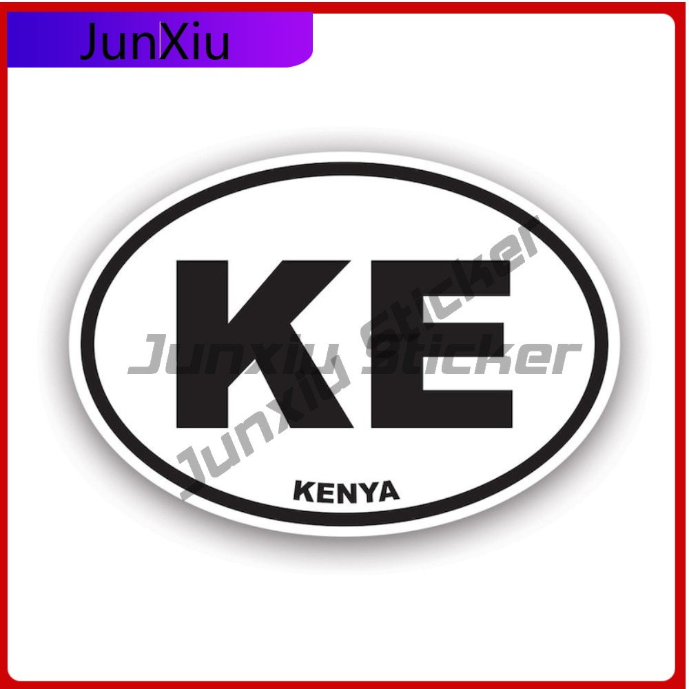 Laptop Accessories Kenya - Kenya Oval Sticker Scratch Resistant Fade