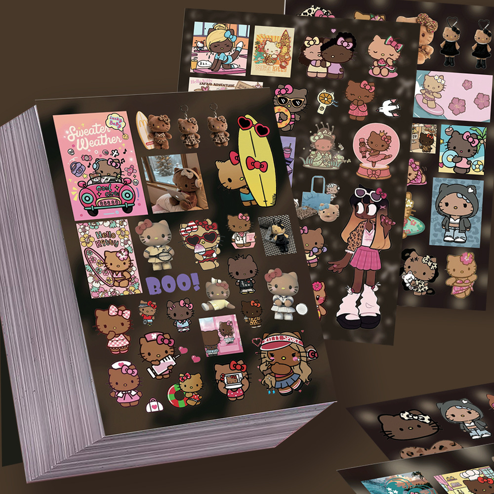 Laptop Accessories And Parts - Sanrio Hello Kitty Stickers 8 Sheets