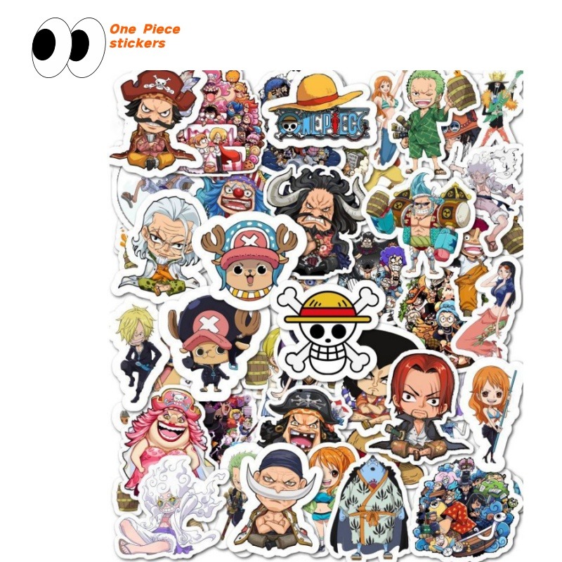 Laptop Accessories Decoration - Cartoon anime One Piece notebook sticker