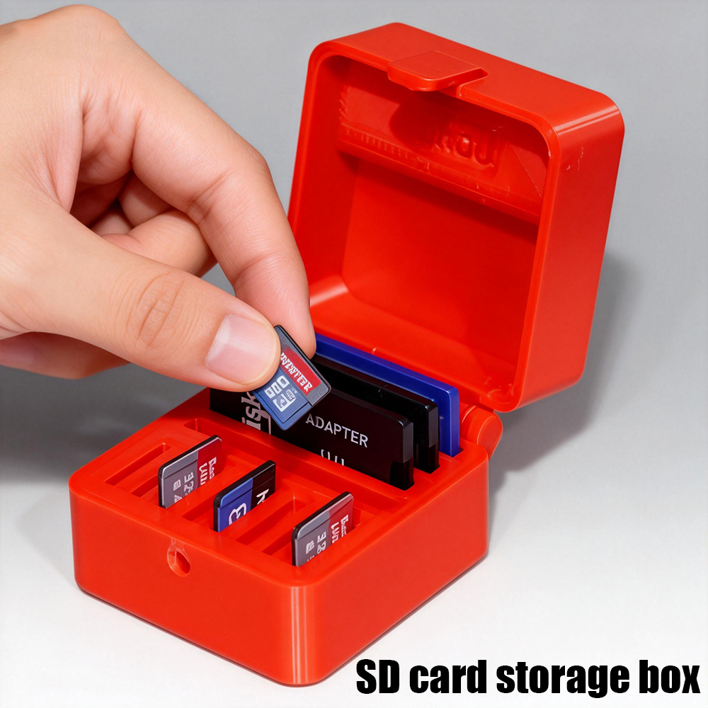 Laptop Accessories Essential - 1.18*1.57in 1Pc Sd Card Storage Box