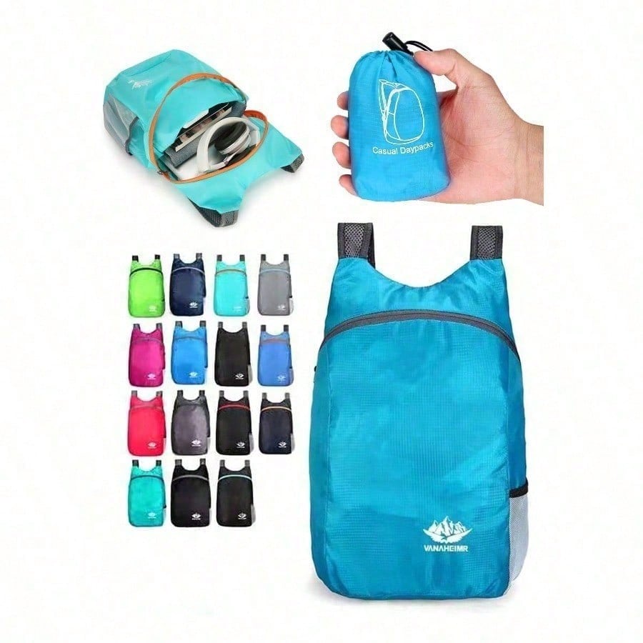 Laptop Accessories Essential - 1pc Foldable Backpack - 20L Outdoor