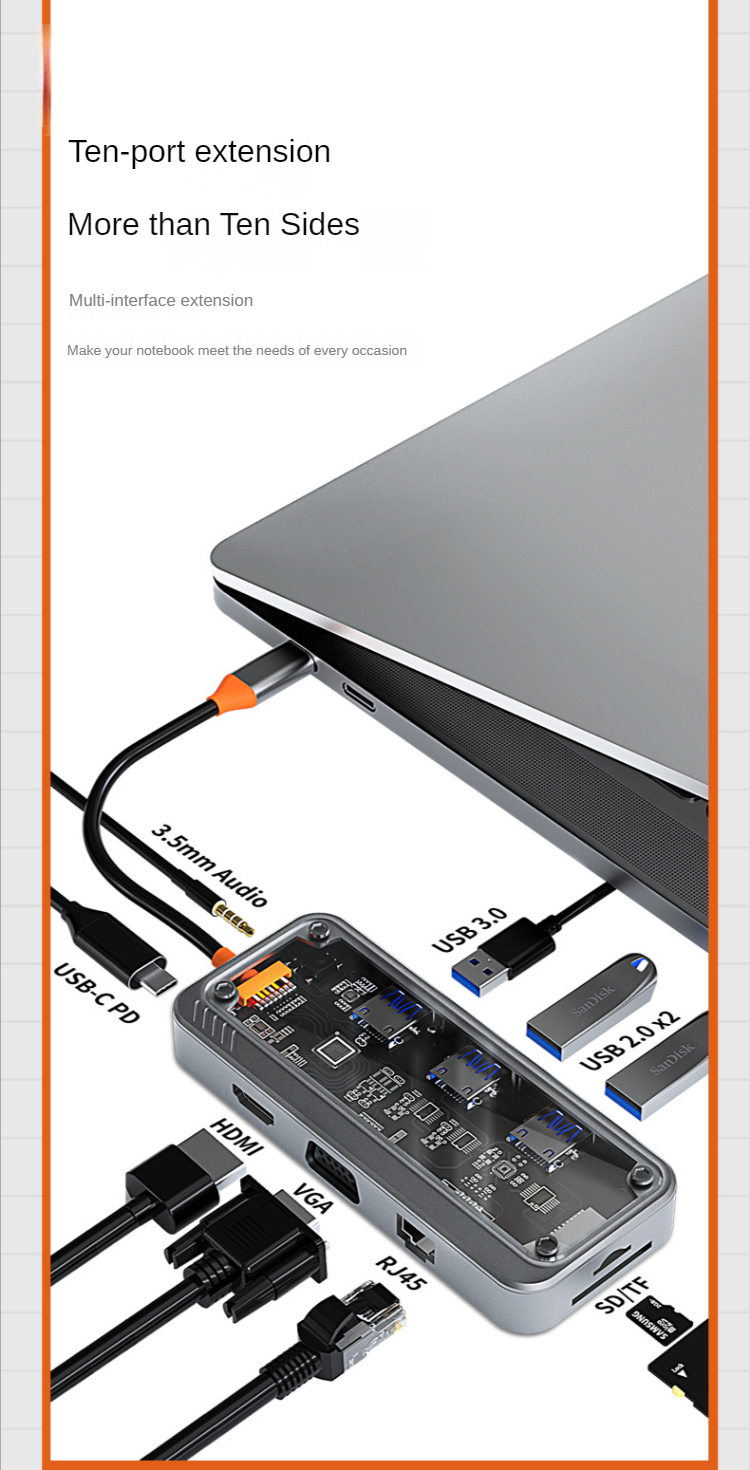 USB Type-C Hub with HDMI - Ess - đánh giá và giá Laptop Accessories Essential