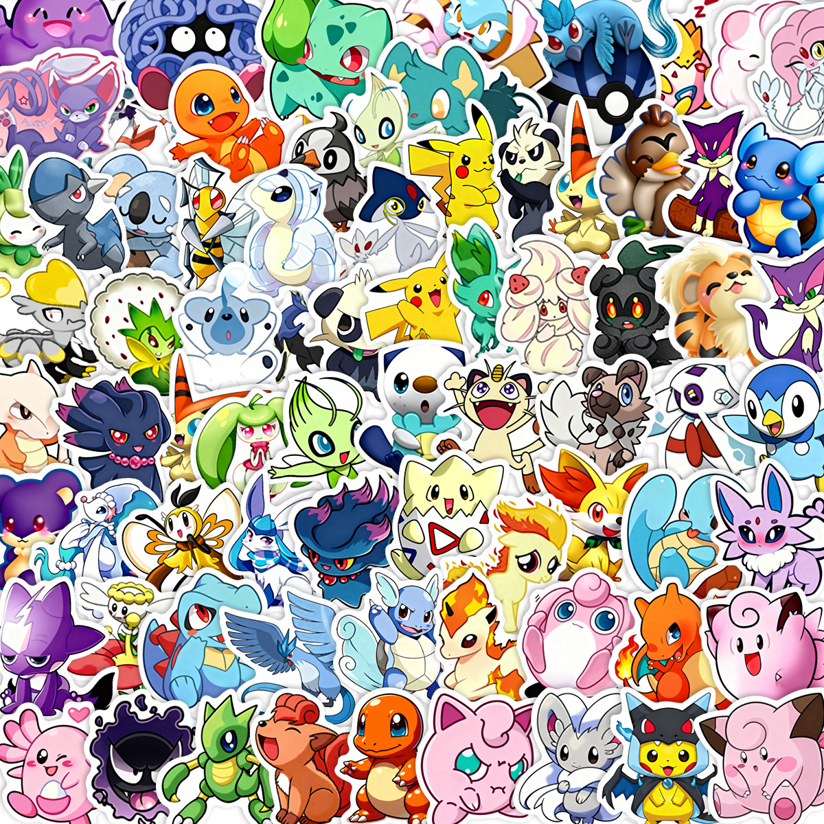 100/200pcs Pokemon Anime Stick - đánh giá và giá Laptop Accessories And Parts