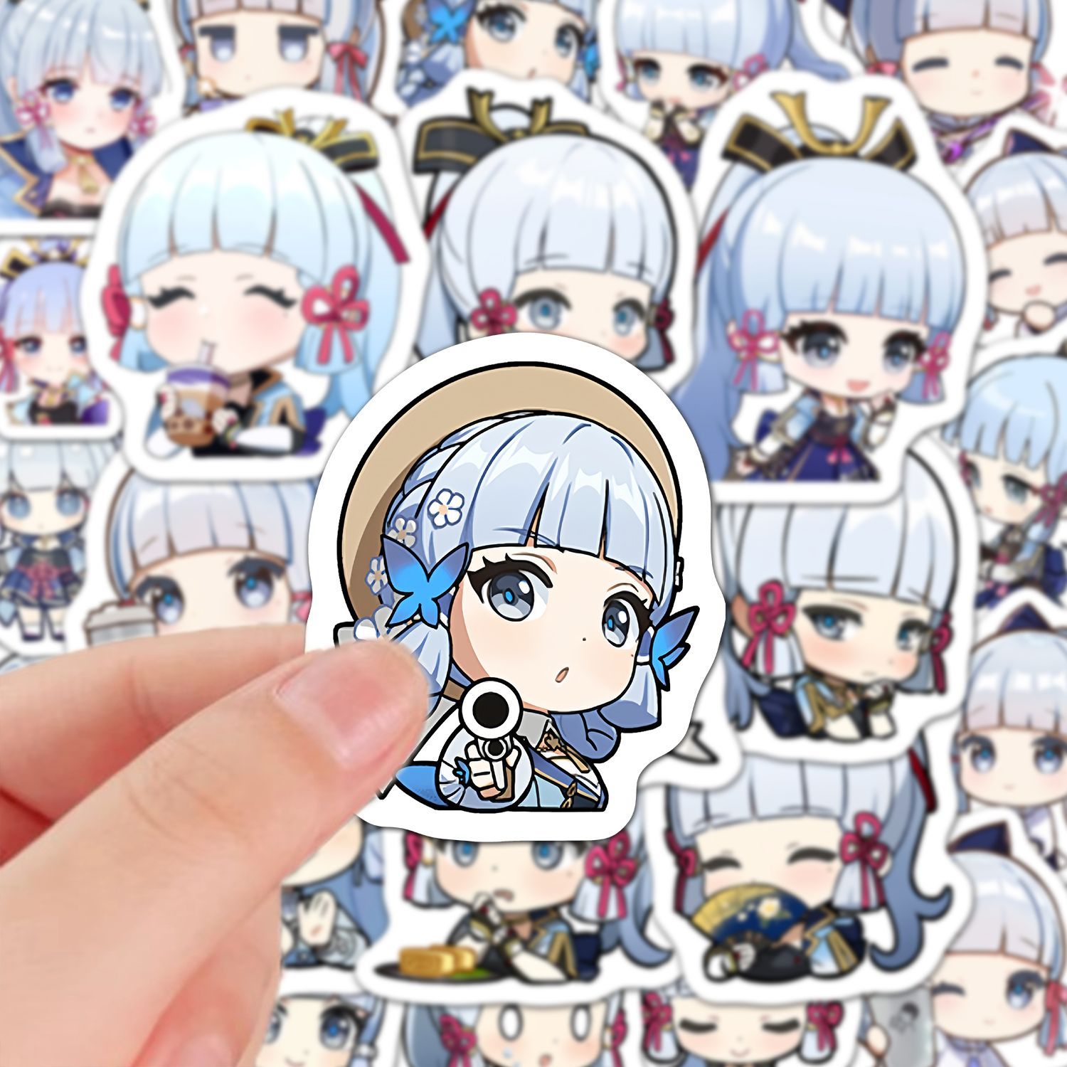 Kamisato Ayaka 60Pcs Genshin I - đánh giá và giá Laptop Accessories Decoration