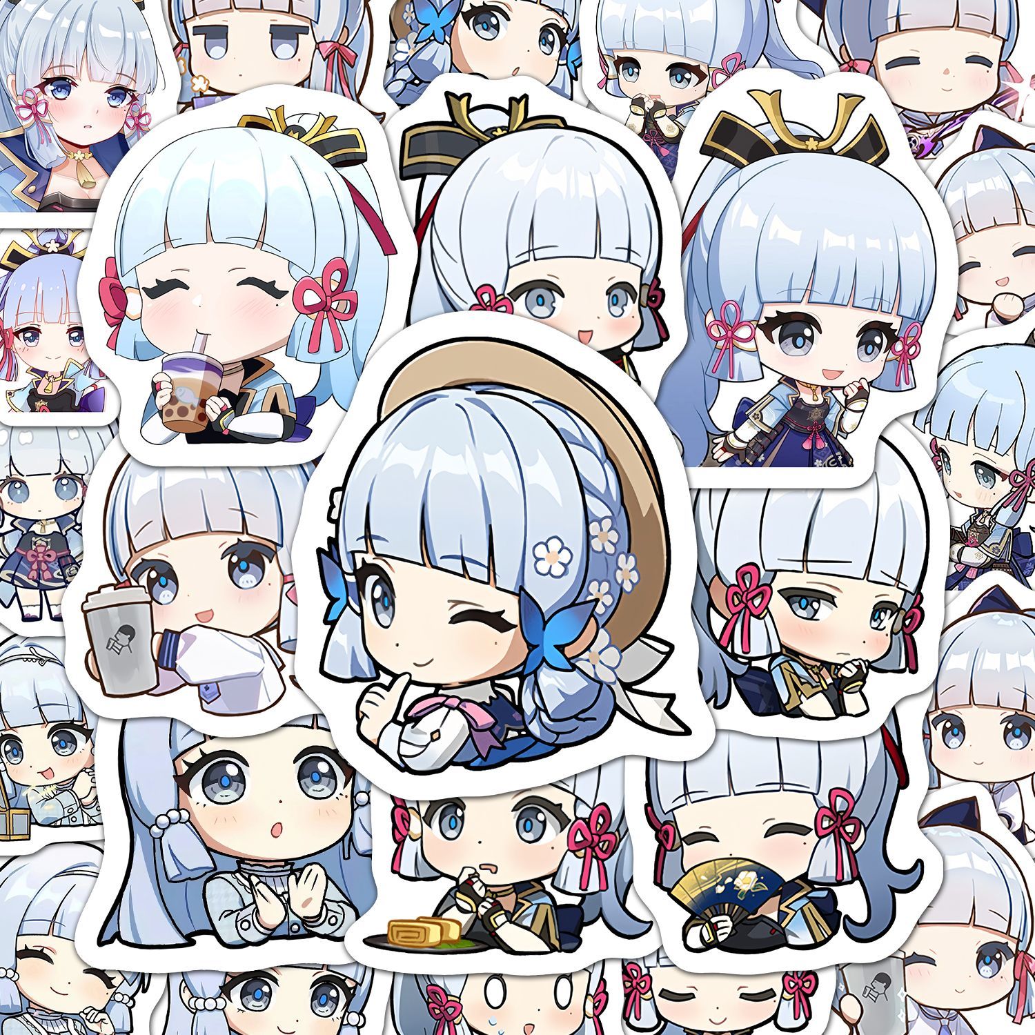Kamisato Ayaka 60Pcs Genshin I - đánh giá và giá Laptop Accessories Decoration