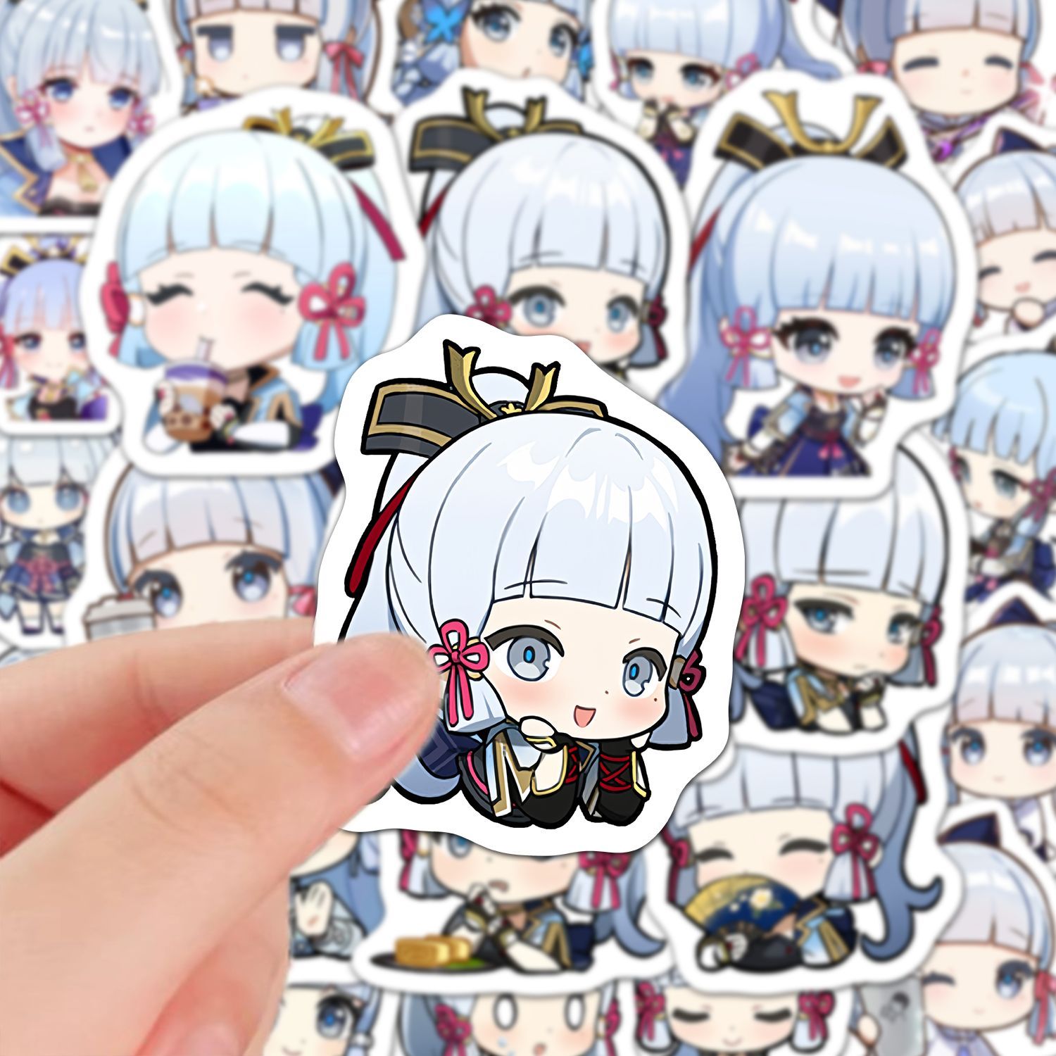 Kamisato Ayaka 60Pcs Genshin I - đánh giá và giá Laptop Accessories Decoration