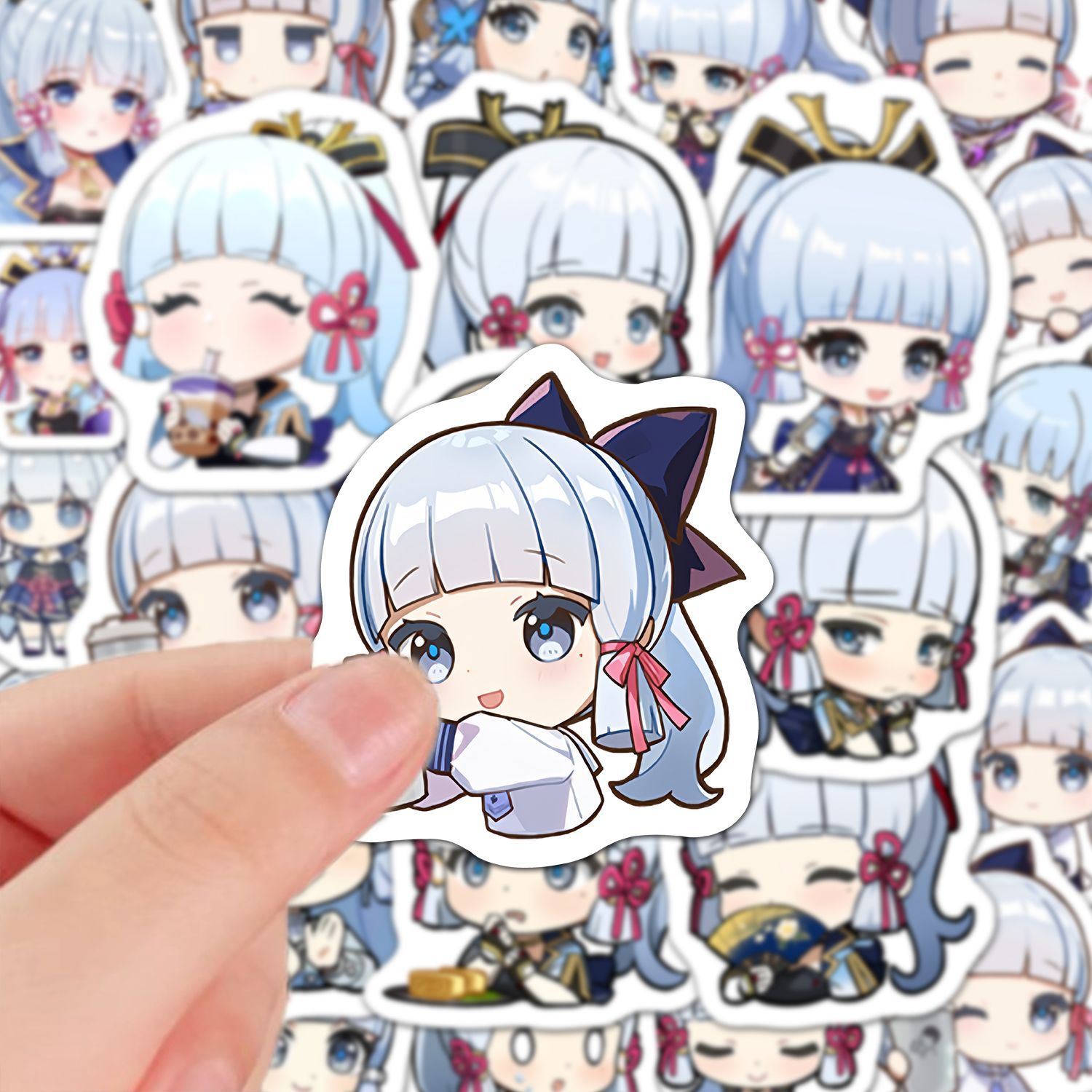 Kamisato Ayaka 60Pcs Genshin I - đánh giá và giá Laptop Accessories Decoration
