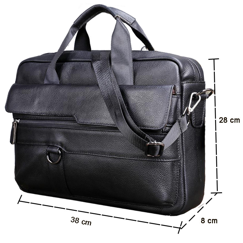 Large Men's Genuine Leather Ha - đánh giá và giá Laptop Accessories Travel Case