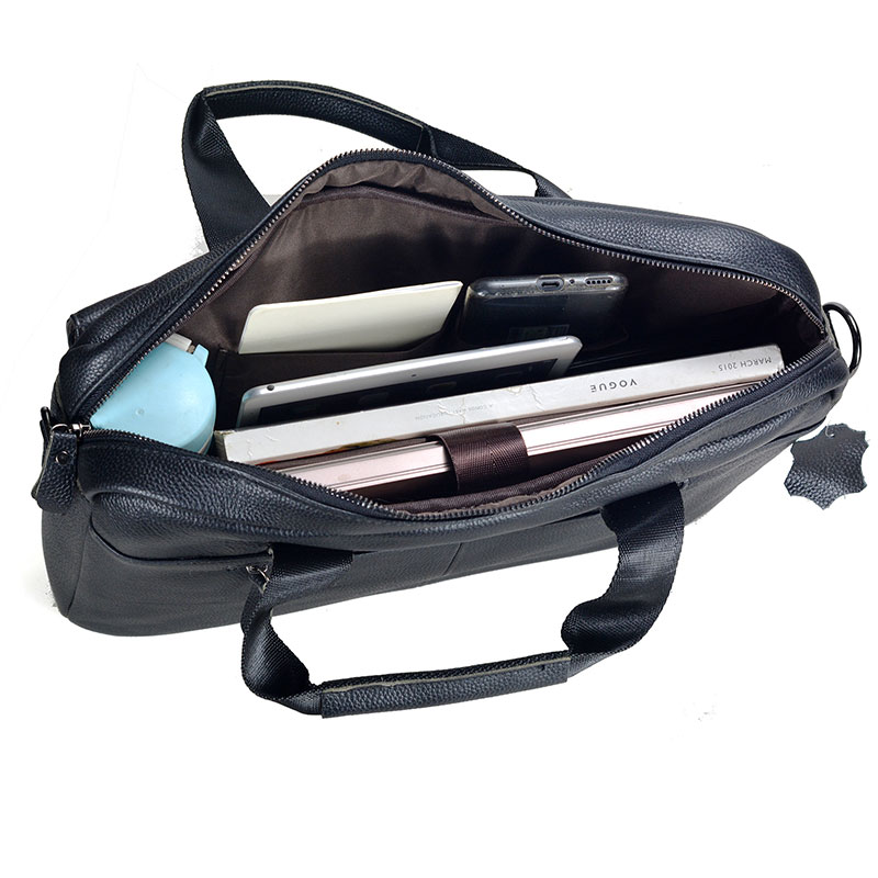Large Men's Genuine Leather Ha - đánh giá và giá Laptop Accessories Travel Case