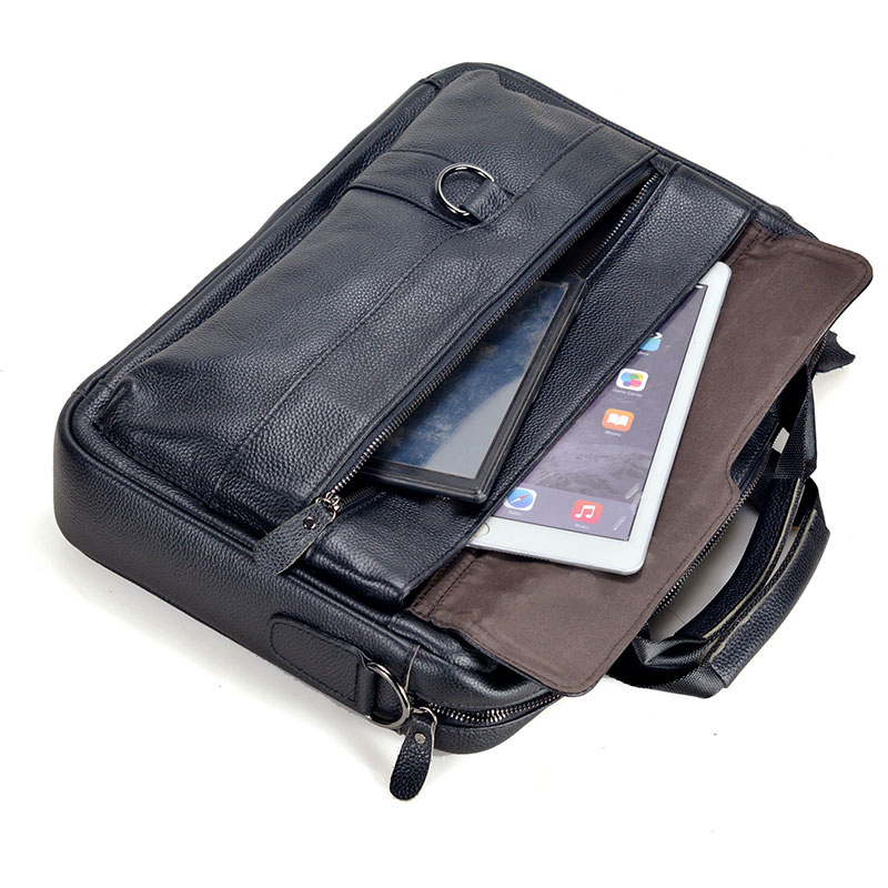 Large Men's Genuine Leather Ha - đánh giá và giá Laptop Accessories Travel Case