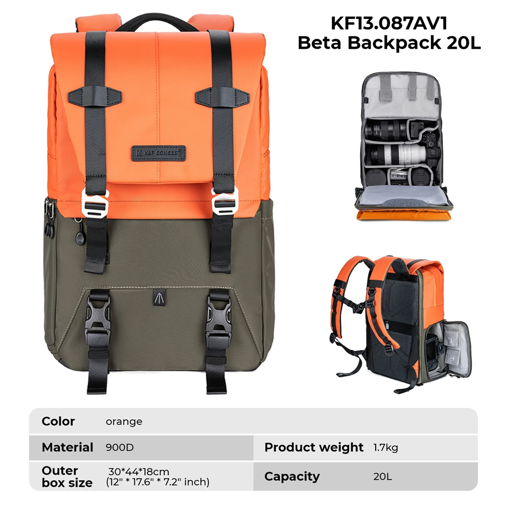 K&F CONCEPT Camera Backpack Tr - đánh giá và giá Laptop Accessories Travel Case