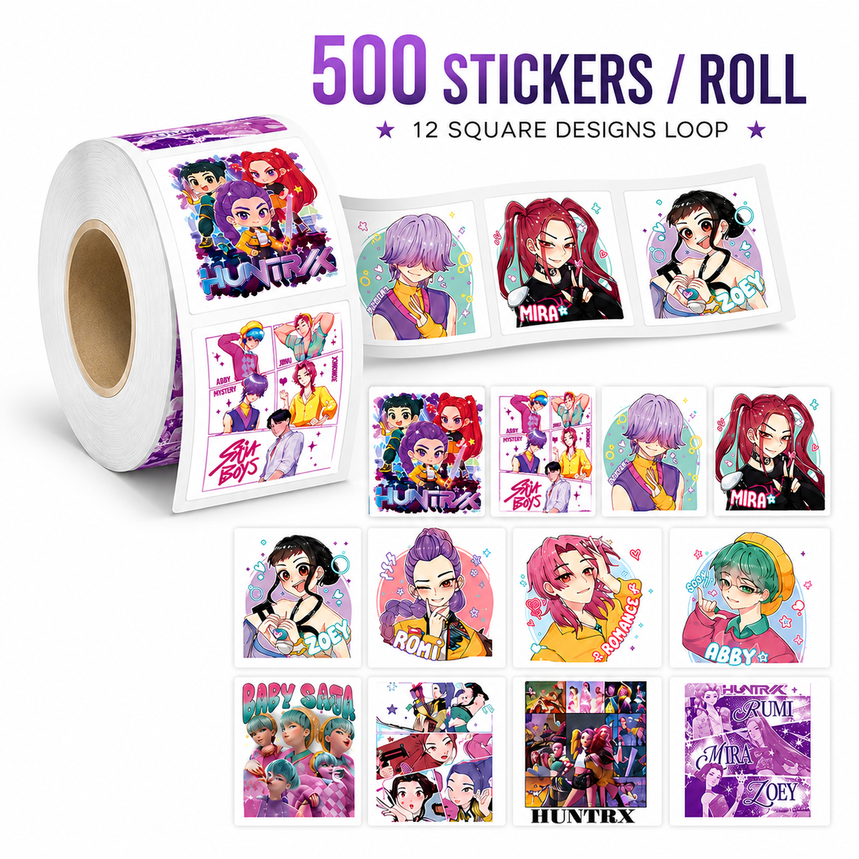 500pcs Kpop Stickers Waterproo - đánh giá và giá Laptop Accessories Decoration