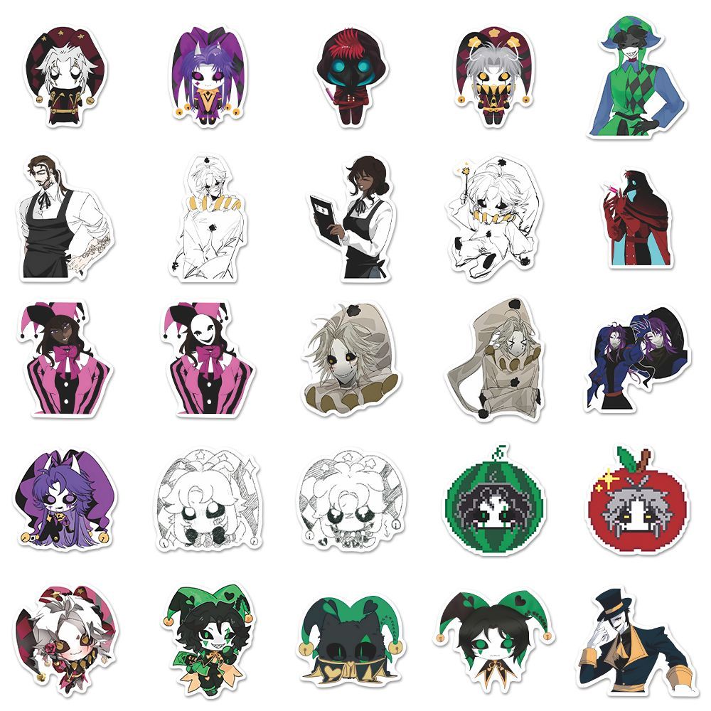 73PCS The Freak Circus Pierrot - đánh giá và giá Laptop Accessories Decoration