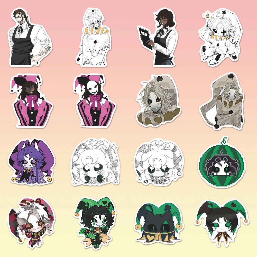 73PCS The Freak Circus Pierrot - đánh giá và giá Laptop Accessories Decoration