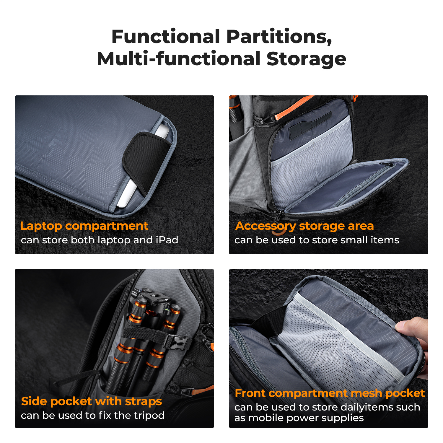 K&F CONCEPT 25L Outdoor Camera - đánh giá và giá Laptop Accessories Travel Case