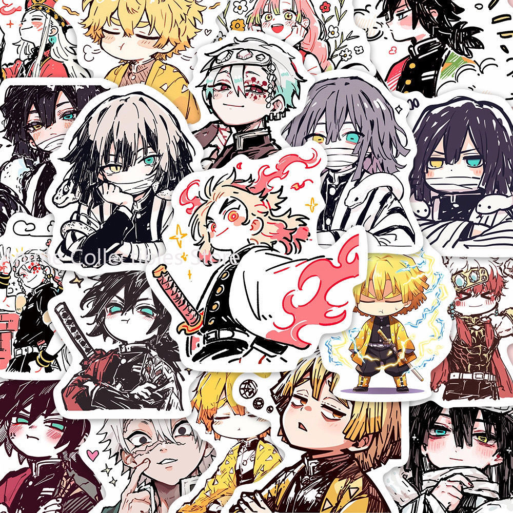 55PCS Demon Slayer Kamado Tanj - đánh giá và giá Laptop Accessories Decoration