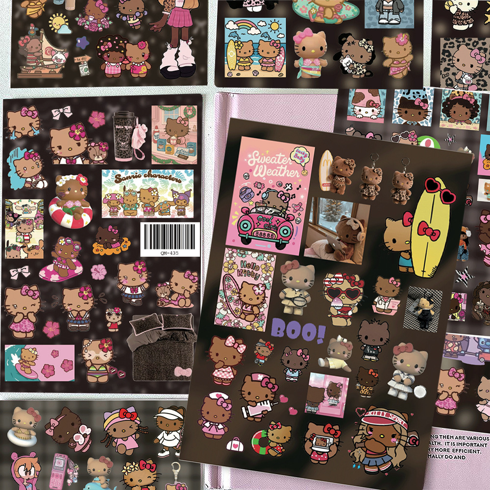 Sanrio Hello Kitty Stickers 8  - đánh giá và giá Laptop Accessories And Parts