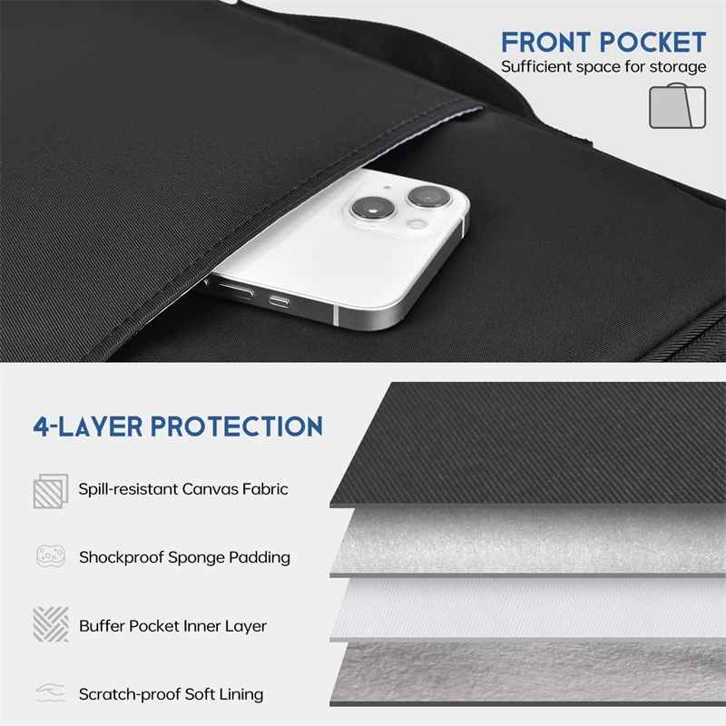 Waterproof Shockproof Handle B - đánh giá và giá Laptop Accessories Travel Case