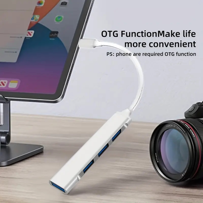 4 Port Multi Splitter Type C H - đánh giá và giá Laptop Accessories That You Need