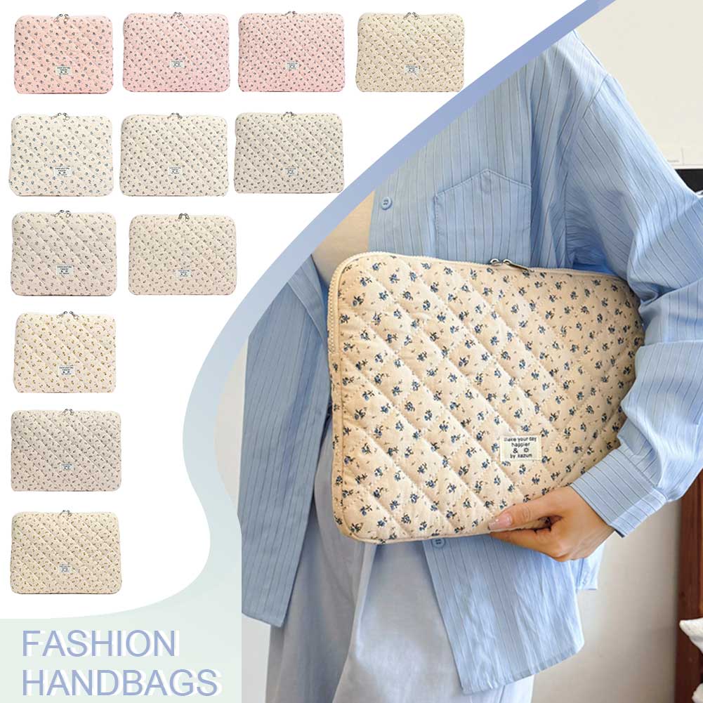 Flower Printed Laptop Sleeve Q - đánh giá và giá Laptop Accessories Travel Case