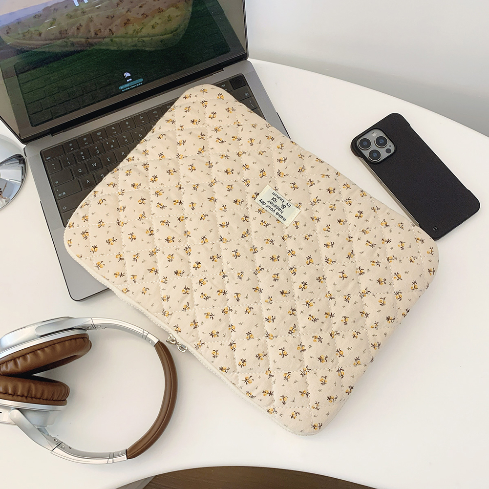 Flower Printed Laptop Sleeve Q - đánh giá và giá Laptop Accessories Travel Case