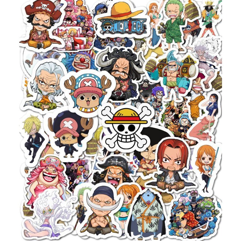 Cartoon anime One Piece notebo - đánh giá và giá Laptop Accessories Decoration