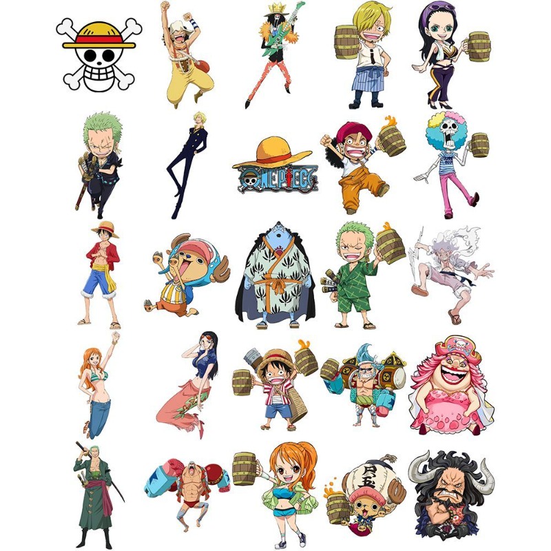 Cartoon anime One Piece notebo - đánh giá và giá Laptop Accessories Decoration