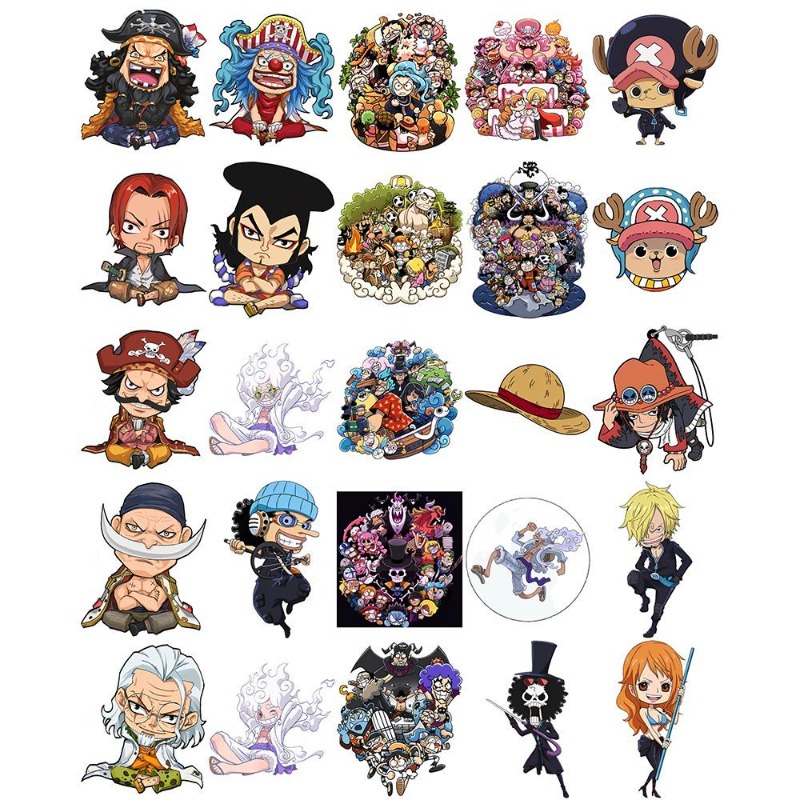 Cartoon anime One Piece notebo - đánh giá và giá Laptop Accessories Decoration