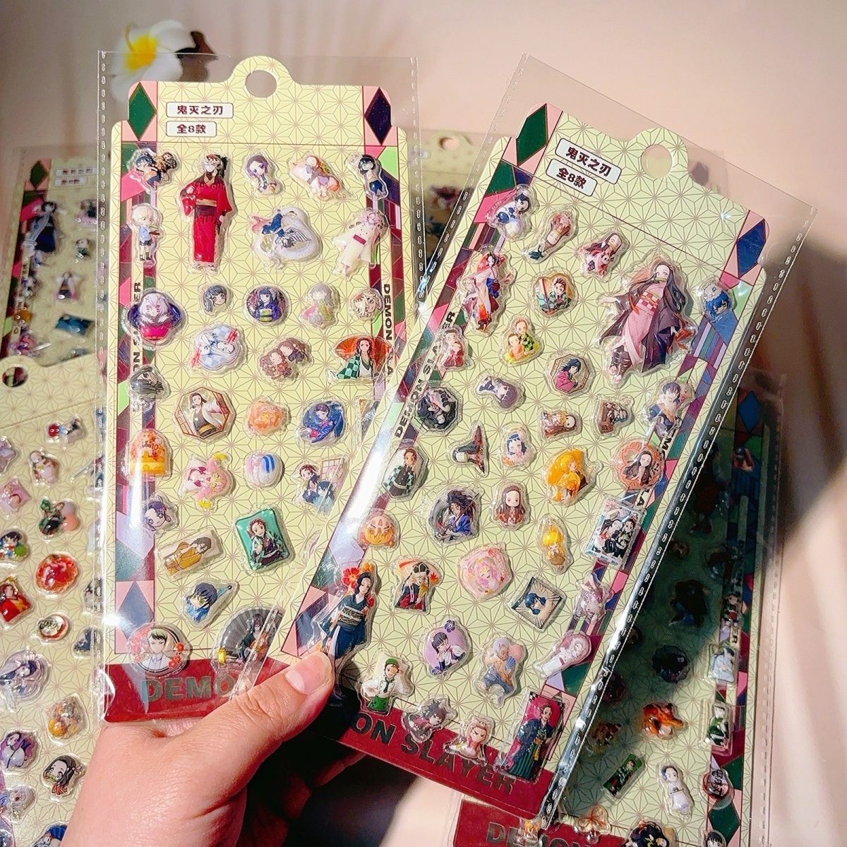 8Pcs Demon Slayer Agatsuma Zen - đánh giá và giá Laptop Accessories Decoration