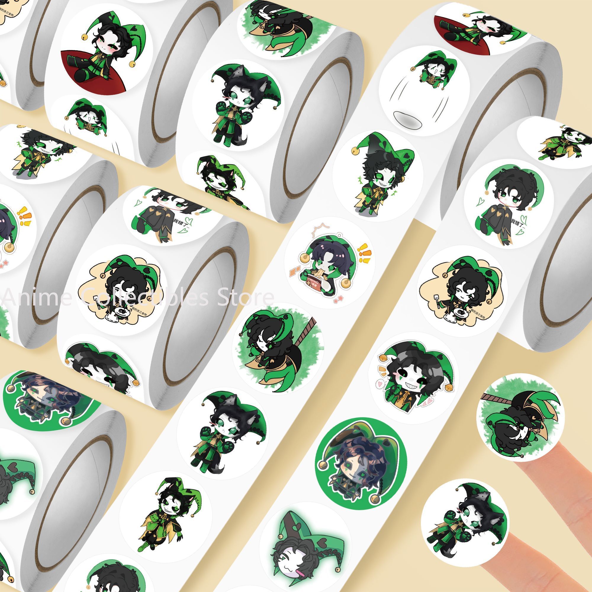 500Pc/Roll Anime The Freak Cir - đánh giá và giá Laptop Accessories Decoration