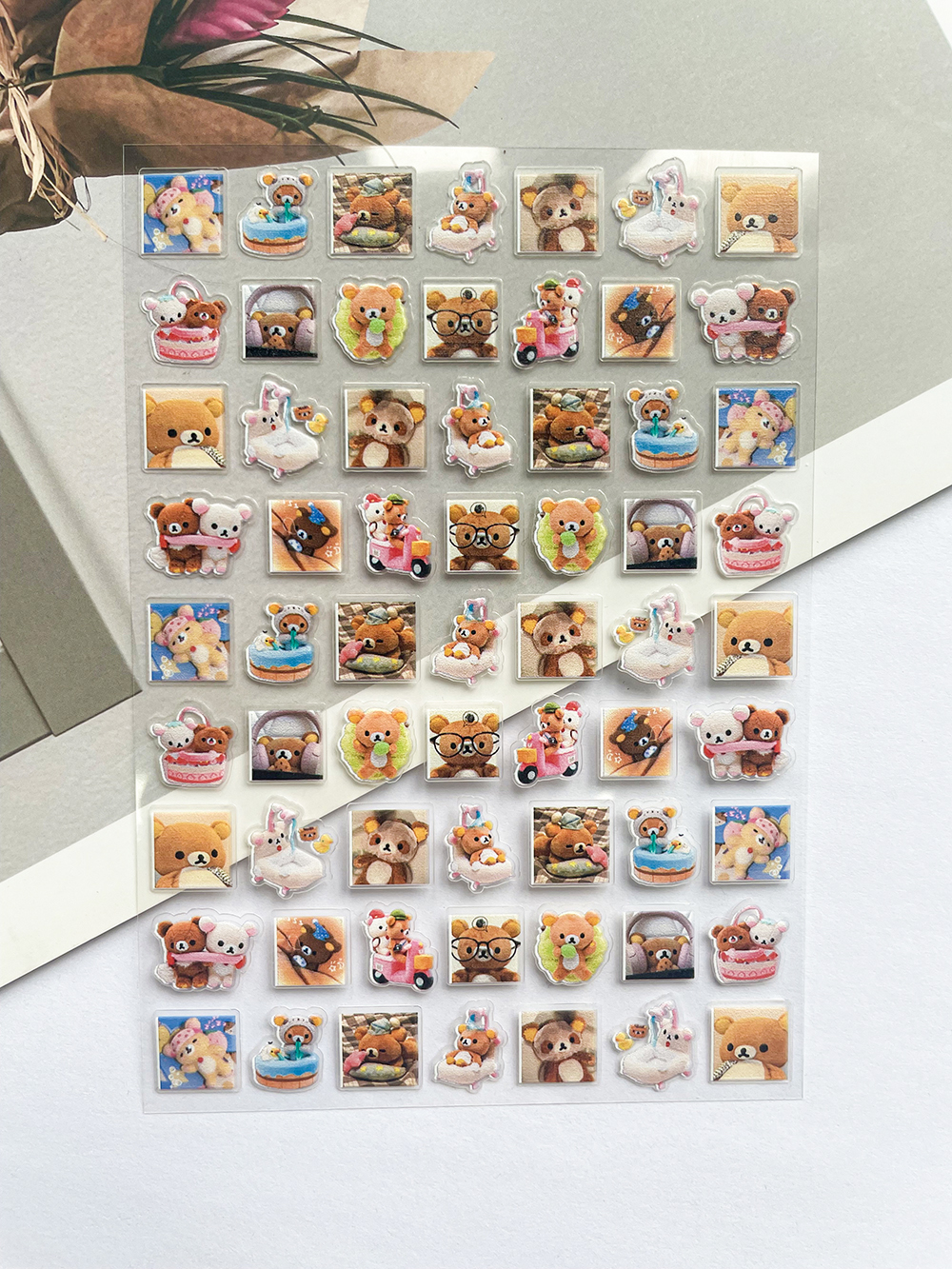 Mini Kawaii Rilakkuma Pvc Post - đánh giá và giá Laptop Accessories Decoration