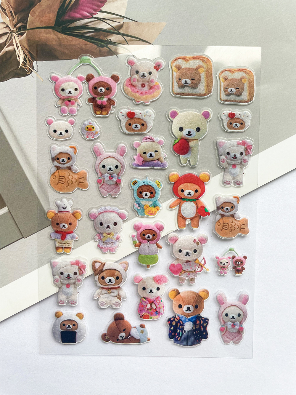 Mini Kawaii Rilakkuma Pvc Post - đánh giá và giá Laptop Accessories Decoration