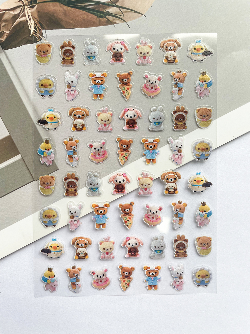 Mini Kawaii Rilakkuma Pvc Post - đánh giá và giá Laptop Accessories Decoration