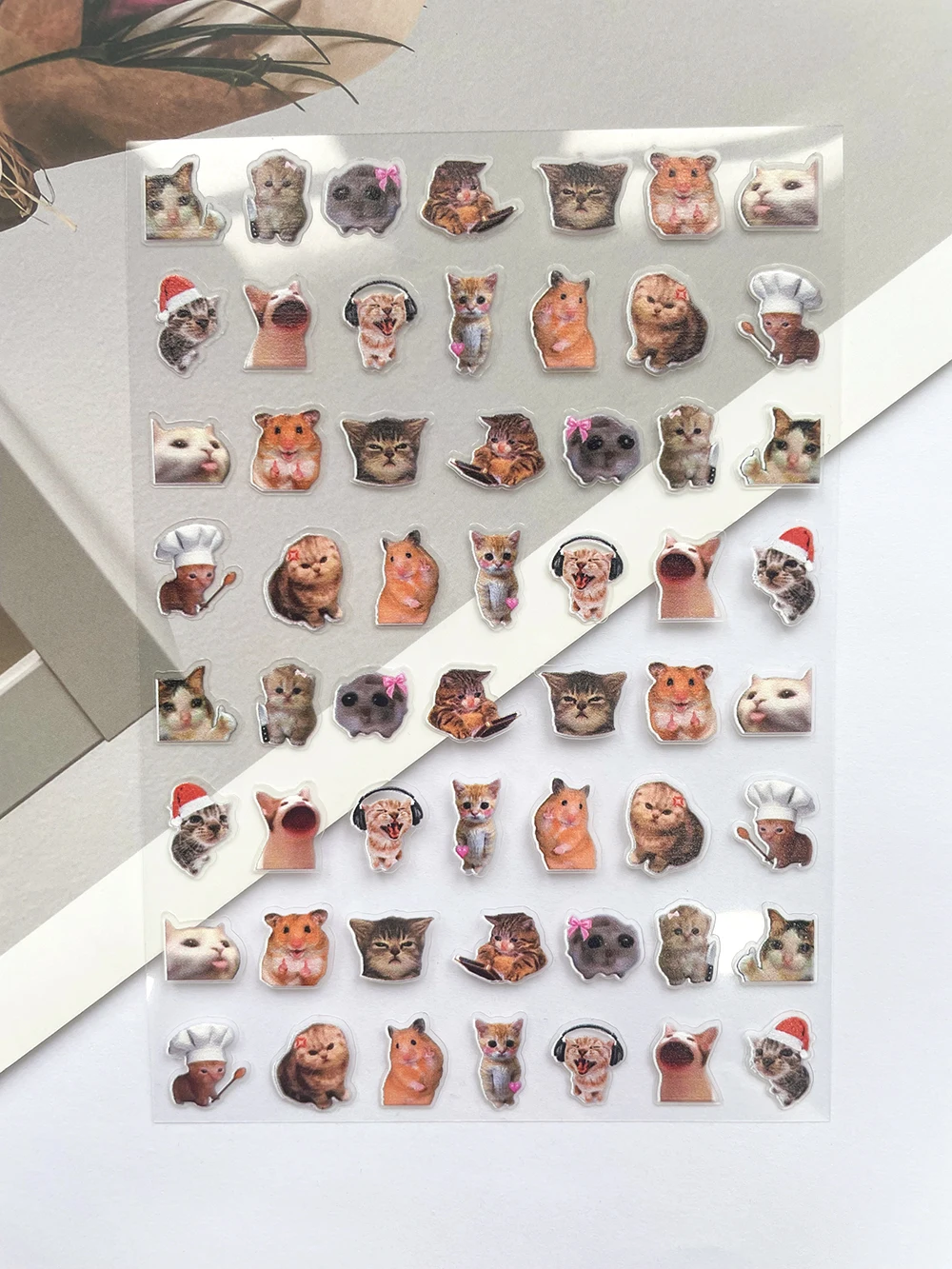 Mini Pvc Funny Cat Poster Good - đánh giá và giá Laptop Accessories Decoration