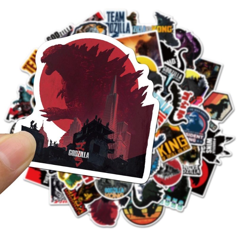 50pcs/set Movies Godzilla Vs.  - đánh giá và giá Laptop Accessories Decoration