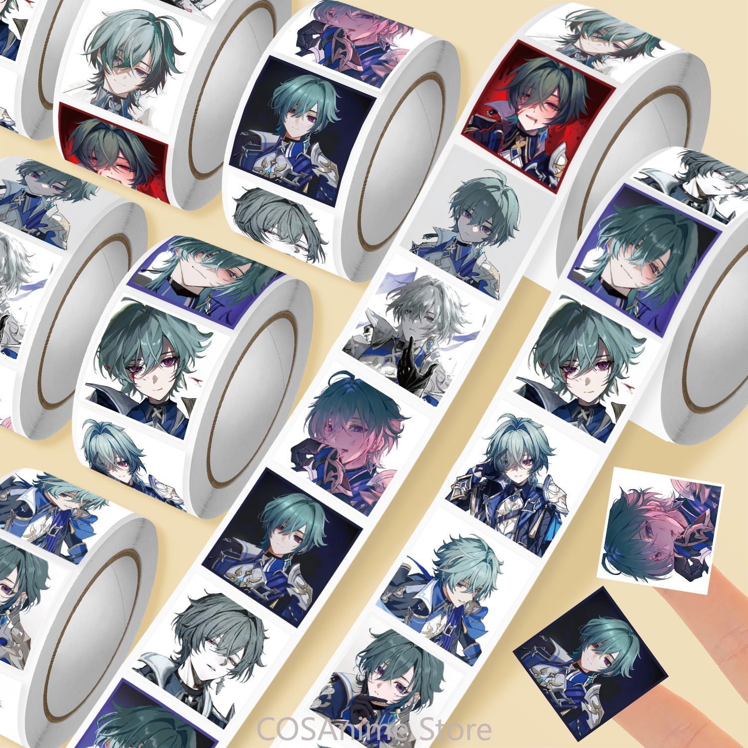 Anime Lohen Genshin Impact Q V - đánh giá và giá Laptop Accessories Decoration
